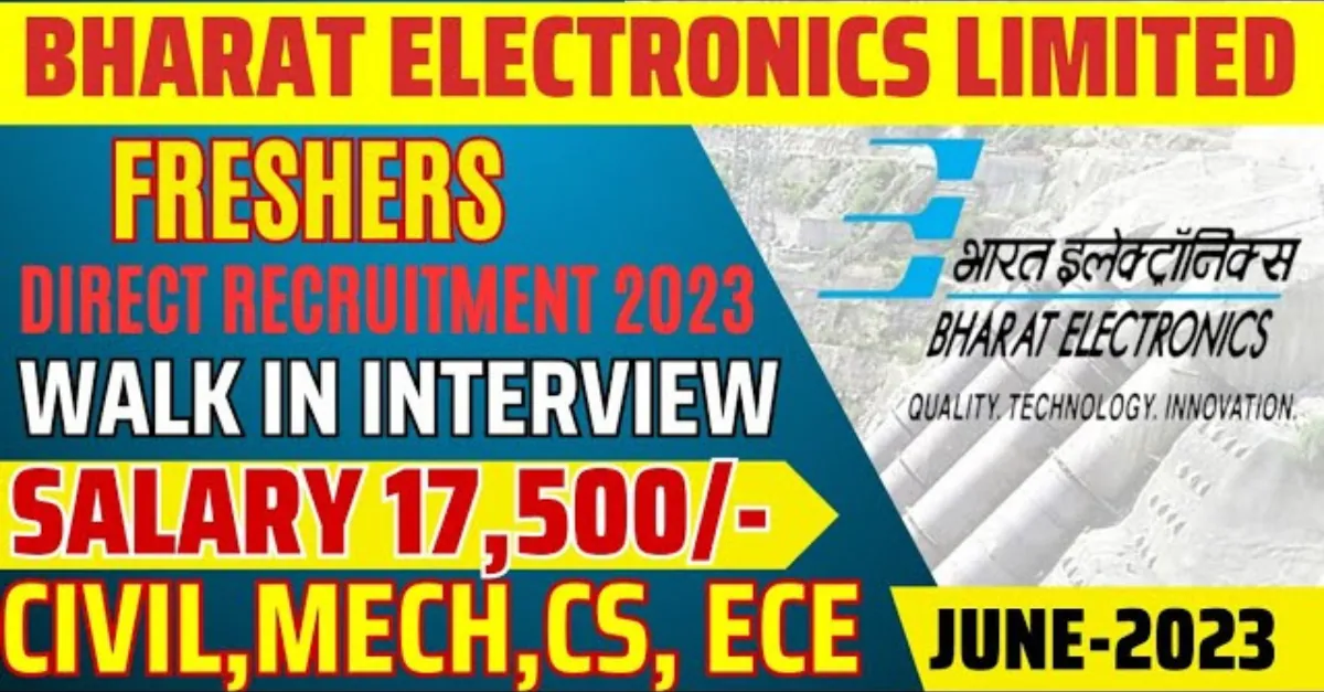 BEL Recruitment 2023 Exciting Opportunity Apply Now ApprenticesTraineeProbationary Engineers