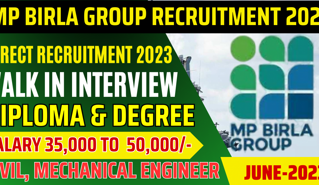Unlock Your Potential Join the MP Birla Group’s Vindhya Telelinks for Exciting Civil Engineering Opportunities 2023