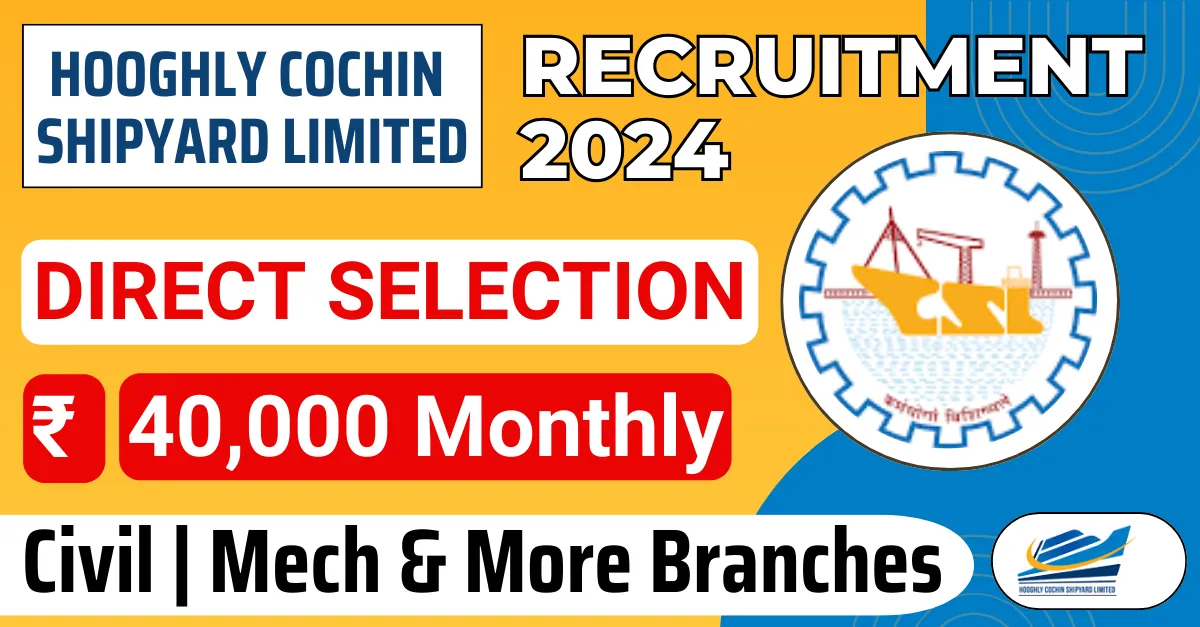 GOVERNMENT JOBS 7 GOVERNMENT JOBS HCSL Recruitment 2024! Civil/Mech/Elec Project Officers: upto Rs 40,000 | Howrah & Guwahati | Apply Today!