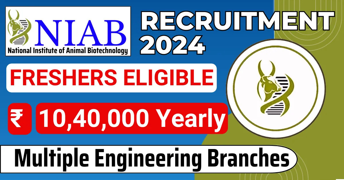 GOVERNMENT JOBS 5 GOVERNMENT JOBS NIAB Service And Maintenance Engineer Recruitment Hyderabad 2024 | Up to Rs 56,100 | Apply Now!