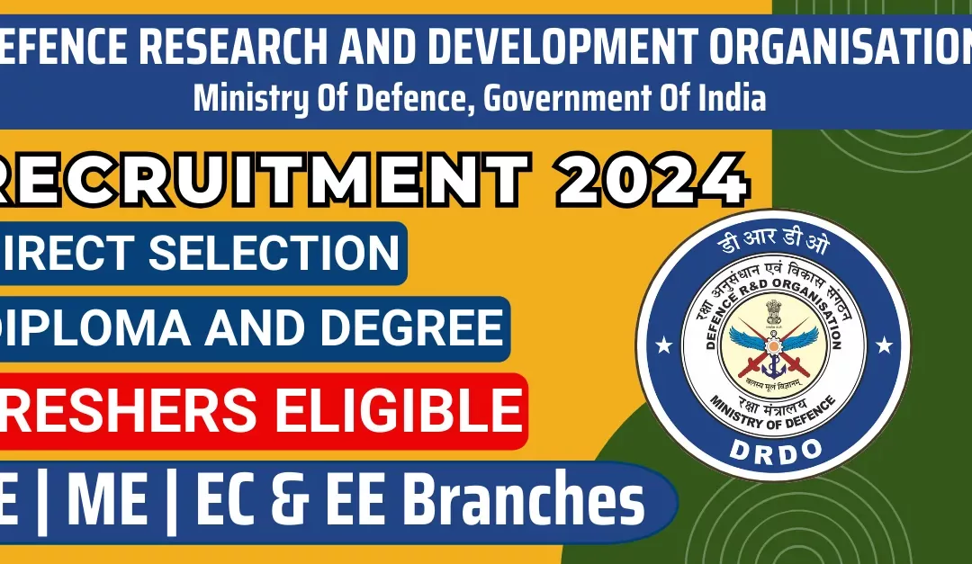 DRDO LRDE Apprenticeship Recruitment 2024:  For fresher diploma and graduate engineers | Apply Now !
