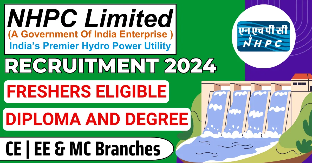 GOVERNMENT JOBS 2 GOVERNMENT JOBS NHPC Limited Graduate Engineering Apprenticeship Recruitment 2024 ( Chamba, HP ) | Apply Now!